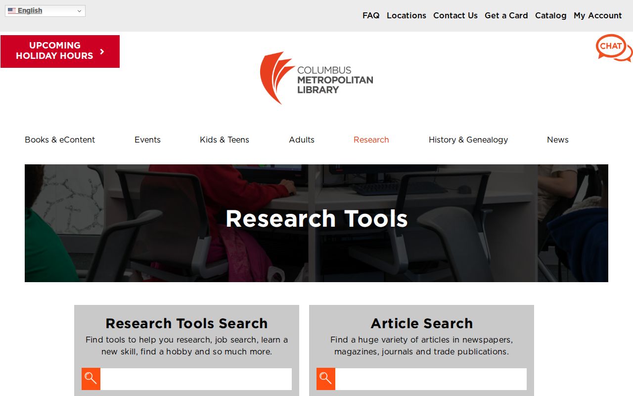 Franklin County neighbors Columbus Library research tools